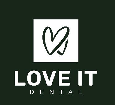 Logo happy client love it dental
